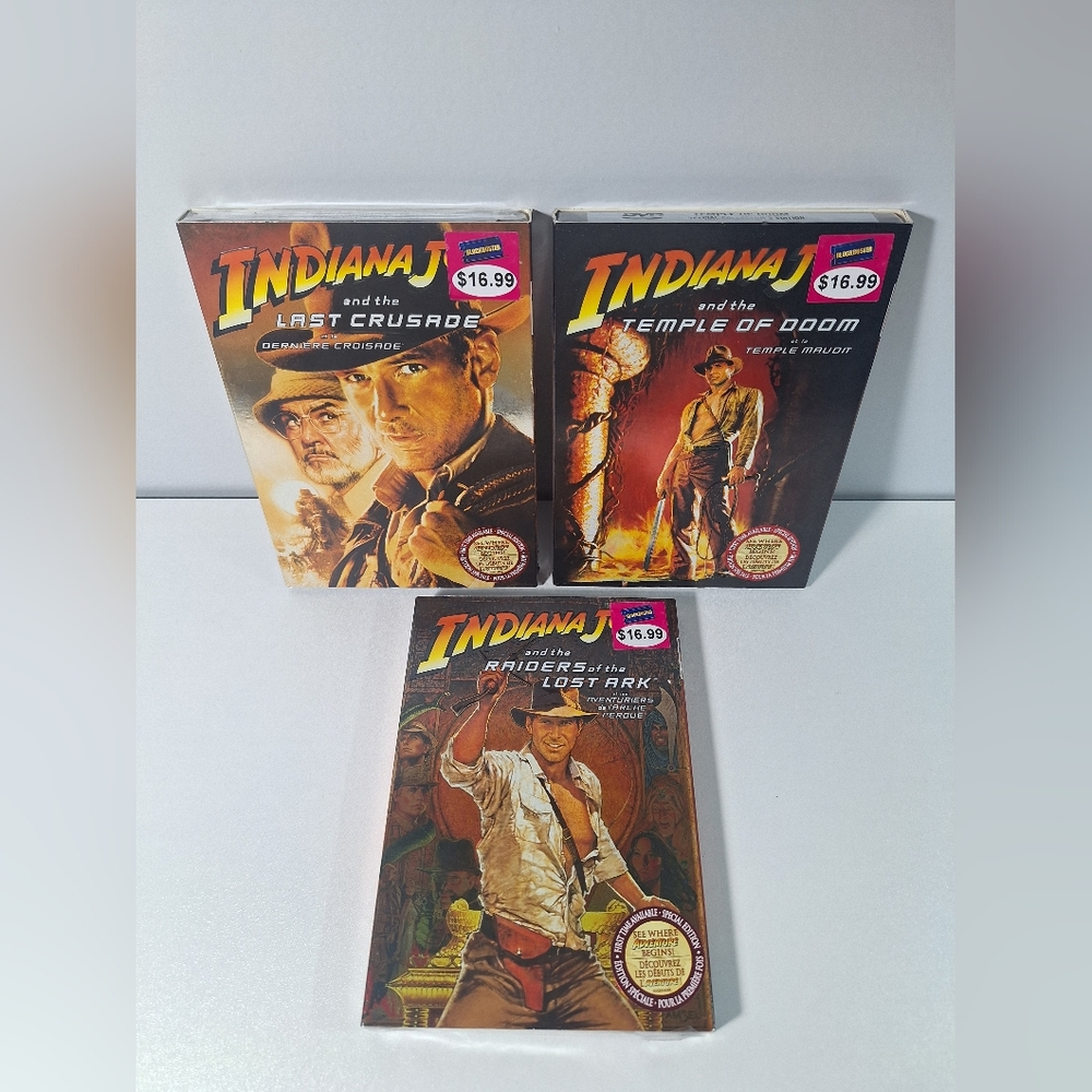 Indiana Jones 3 movies dvd with slipcover